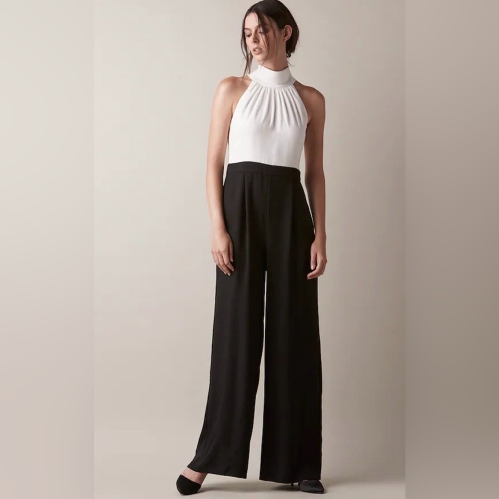 Jason Wu White Colorblock Jumpsuit